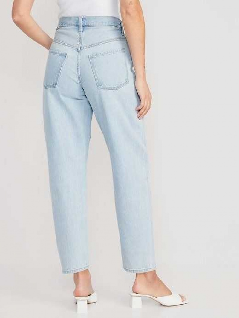 Old Navy Extra High-Waisted Non-Stretch Ankle-Length Balloon Jeans Echo | NGP625348