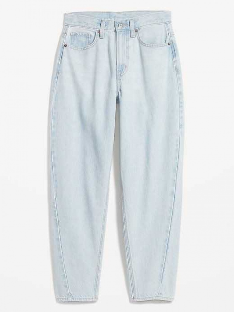 Old Navy Extra High-Waisted Non-Stretch Ankle-Length Balloon Jeans Echo | NGP625348