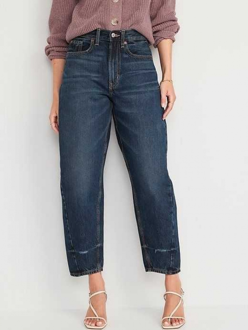 Old Navy Extra High-Waisted Non-Stretch Balloon Jeans Ali | XWD973604