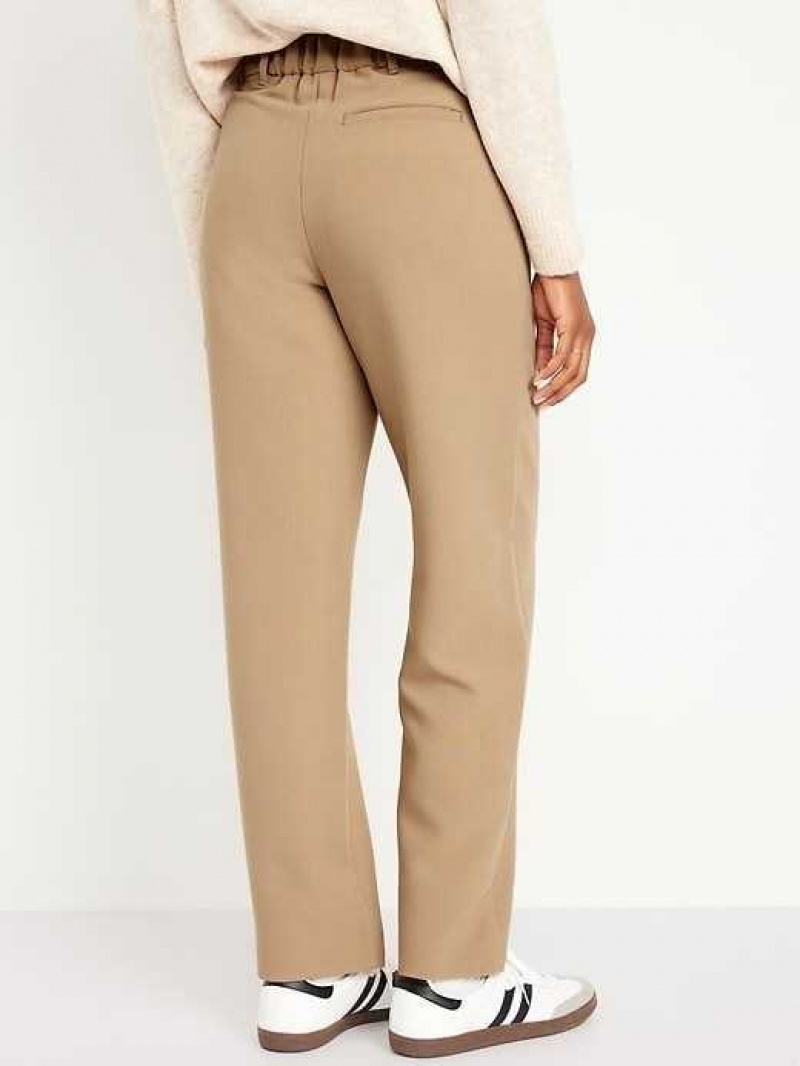 Old Navy Extra High-Waisted Pleated Taylor Trouser Suit Pants Brown | DMC571649