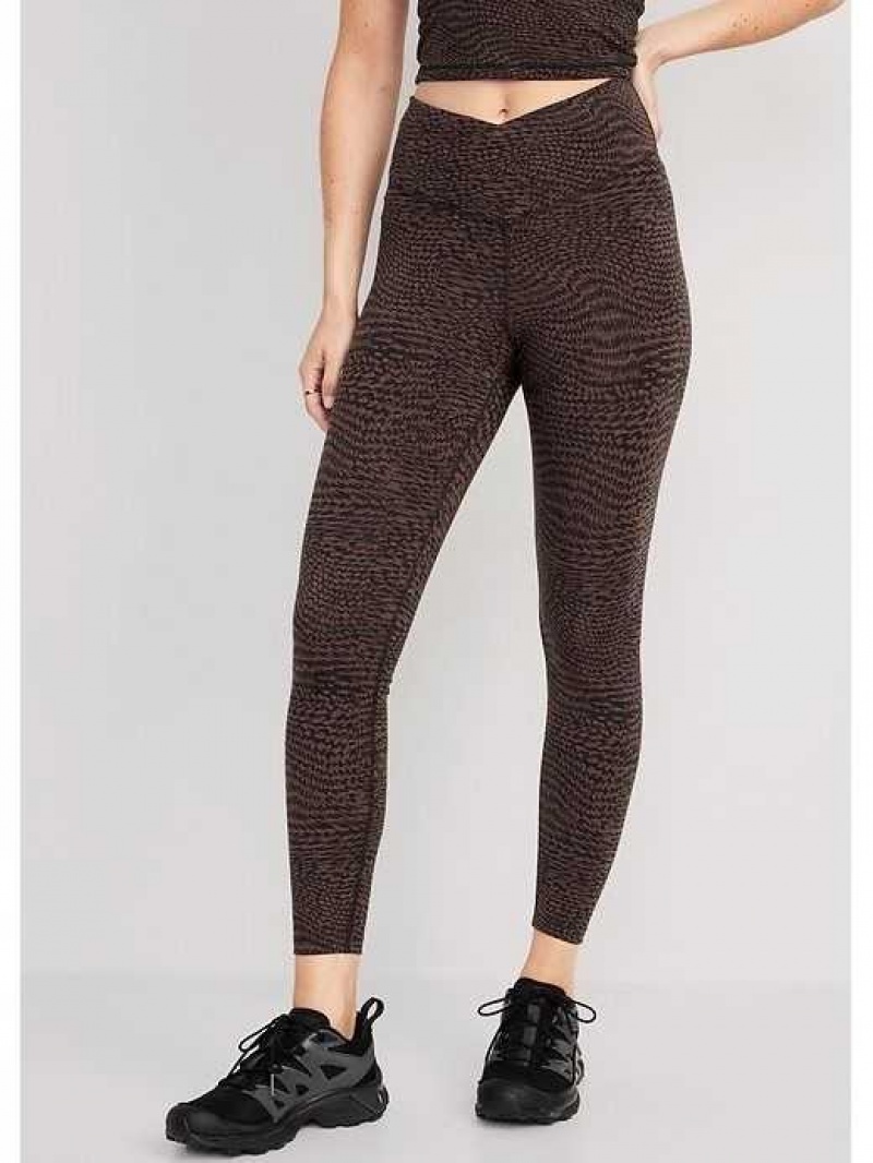 Old Navy Extra High-Waisted PowerChill 7/8 Leggings Multicolor | SEZ820614