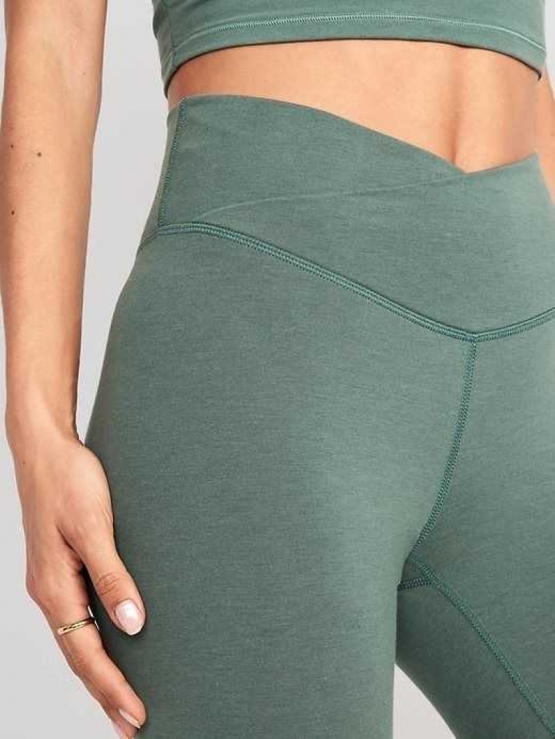 Old Navy Extra High-Waisted PowerChill 7/8 Leggings Grey | ONG582379