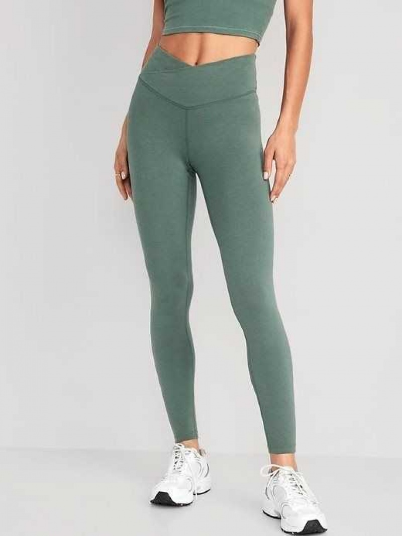 Old Navy Extra High-Waisted PowerChill 7/8 Leggings Grey | ONG582379