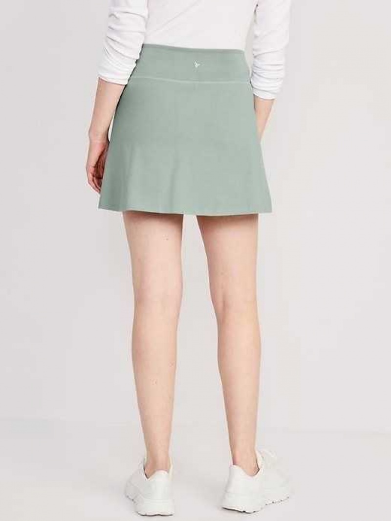 Old Navy Extra High-Waisted PowerChill Skort Rainy Season | KJW918250