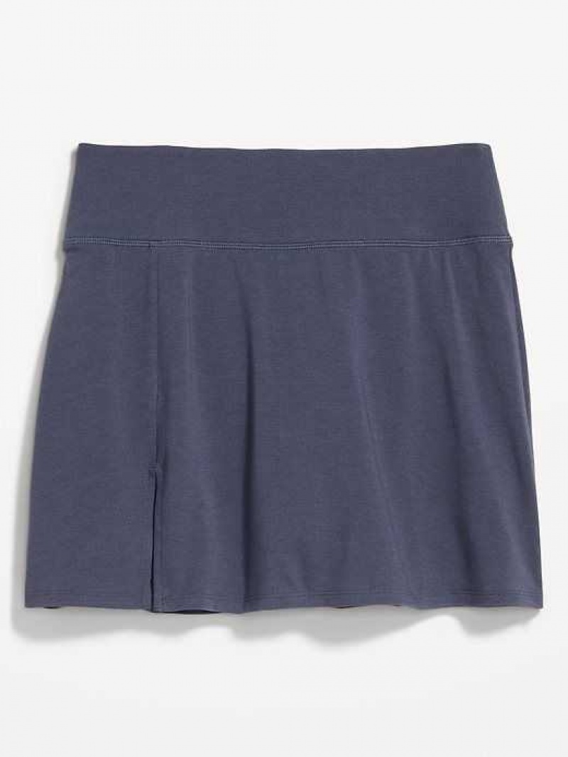 Old Navy Extra High-Waisted PowerChill Skort Volcanic Glass | CAG023641