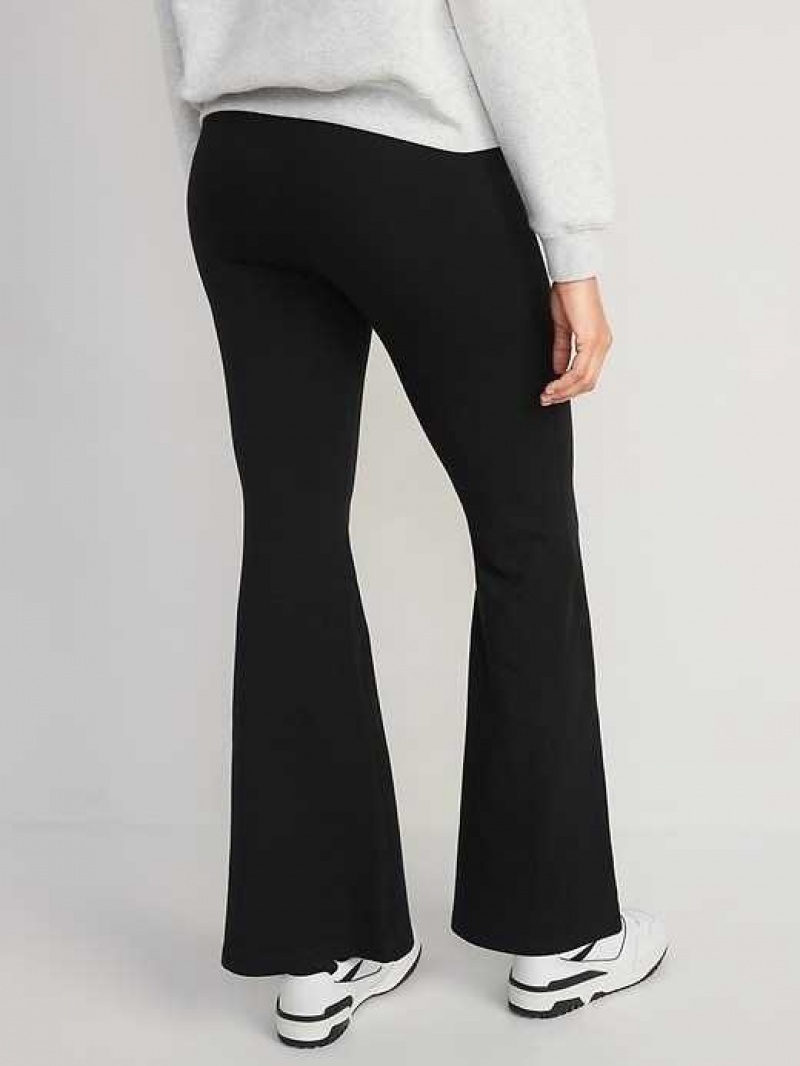 Old Navy Extra High-Waisted PowerChill Super-Flare Pants Black | QHY627859