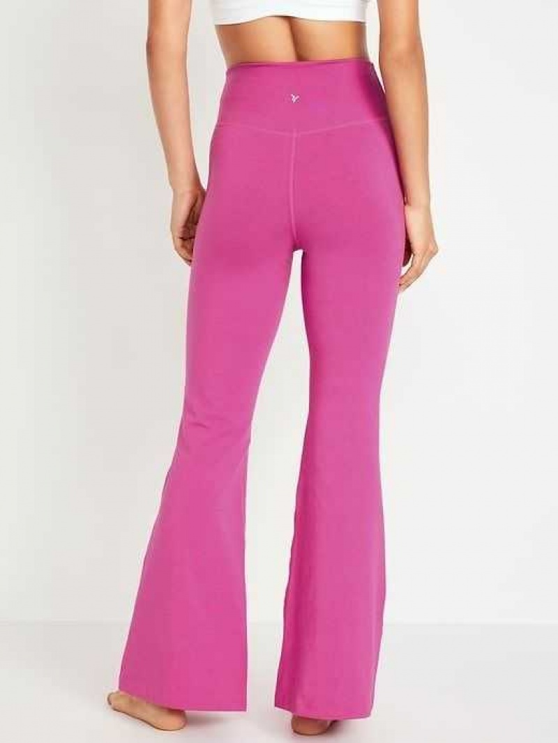 Old Navy Extra High-Waisted PowerChill Super-Flare Pants Flamingo Feather | HKJ580921