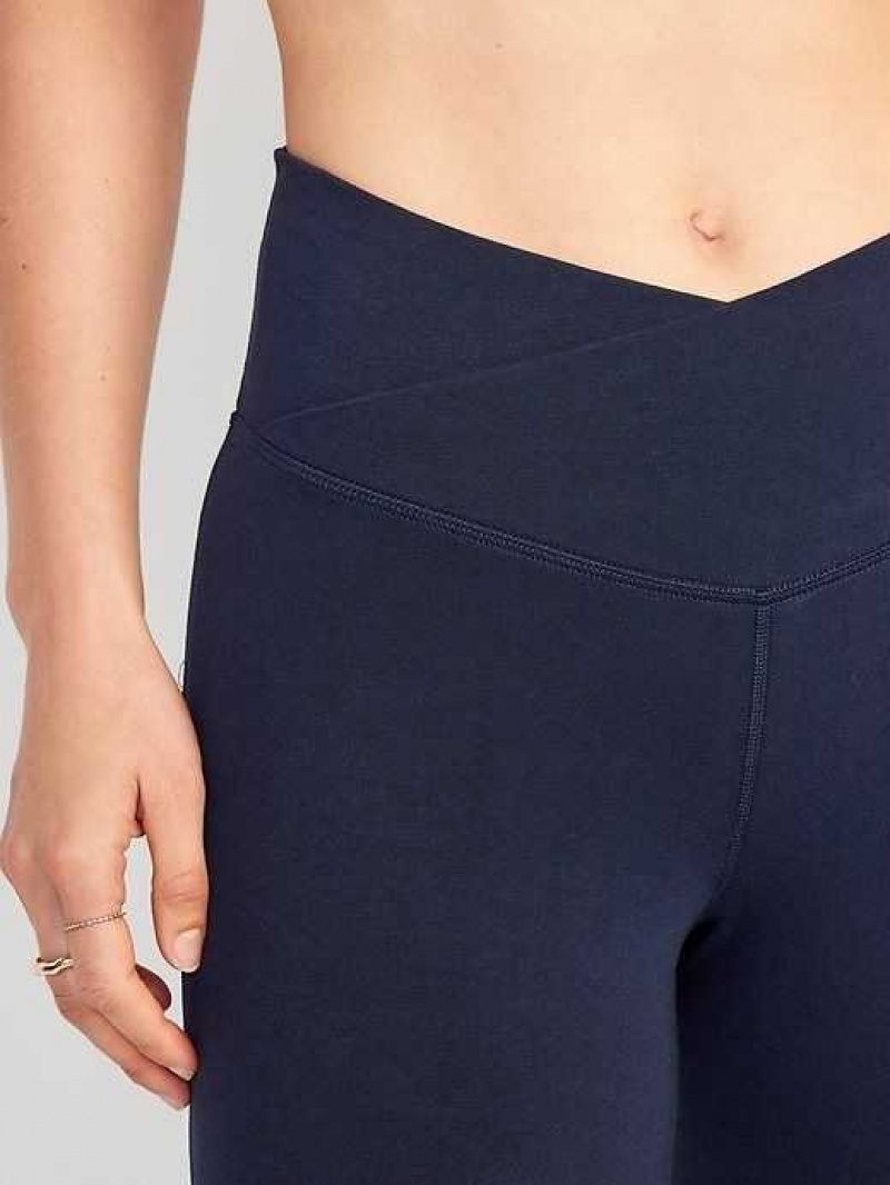 Old Navy Extra High-Waisted PowerChill Super-Flare Pants Navy | GNC703186