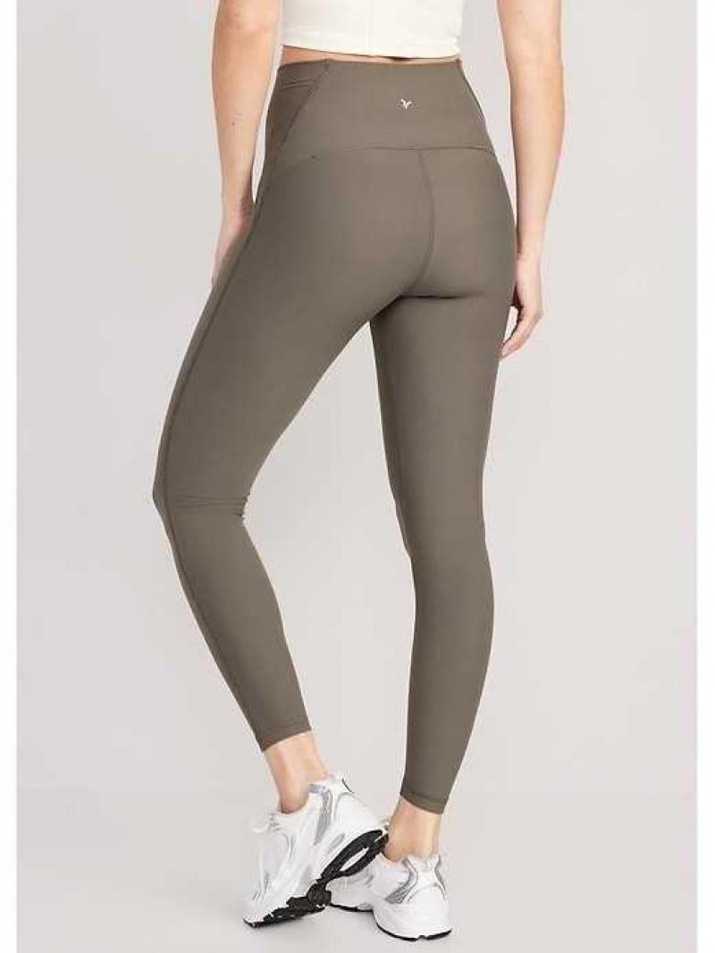 Old Navy Extra High-Waisted PowerLite Lycra ADAPTIV 7/8 Leggings Grey | UNQ902538