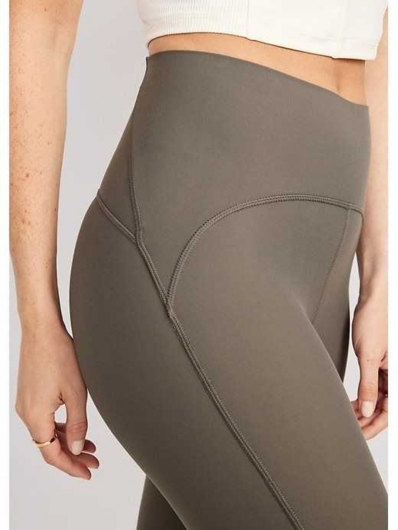 Old Navy Extra High-Waisted PowerLite Lycra ADAPTIV 7/8 Leggings Grey | UNQ902538