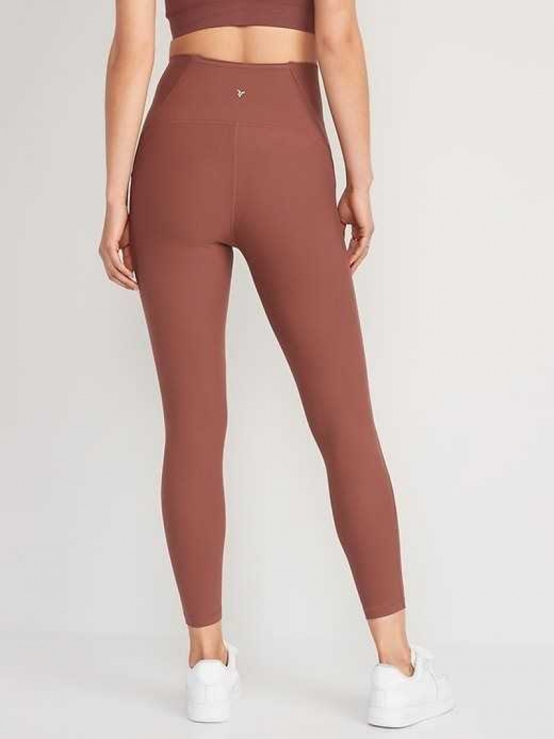 Old Navy Extra High-Waisted PowerLite Lycra ADAPTIV 7/8 Leggings Trident Maple | OSW082574