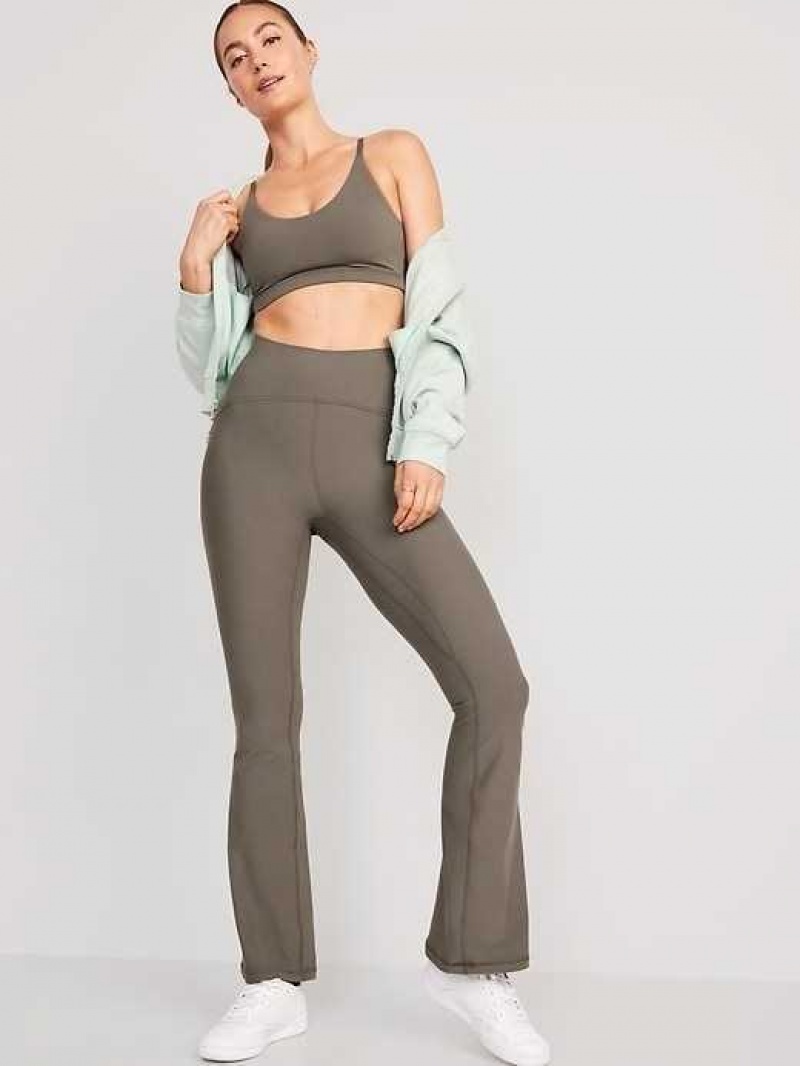 Old Navy Extra High-Waisted PowerLite Lycra ADAPTIV Flare Leggings Grey | NHL692318