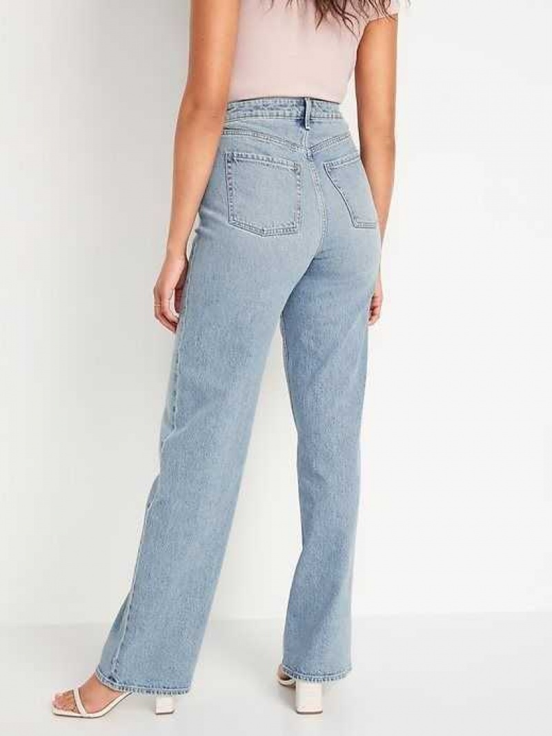 Old Navy Extra High-Waisted Ripped Wide-Leg Jeans Lois | KLI601875