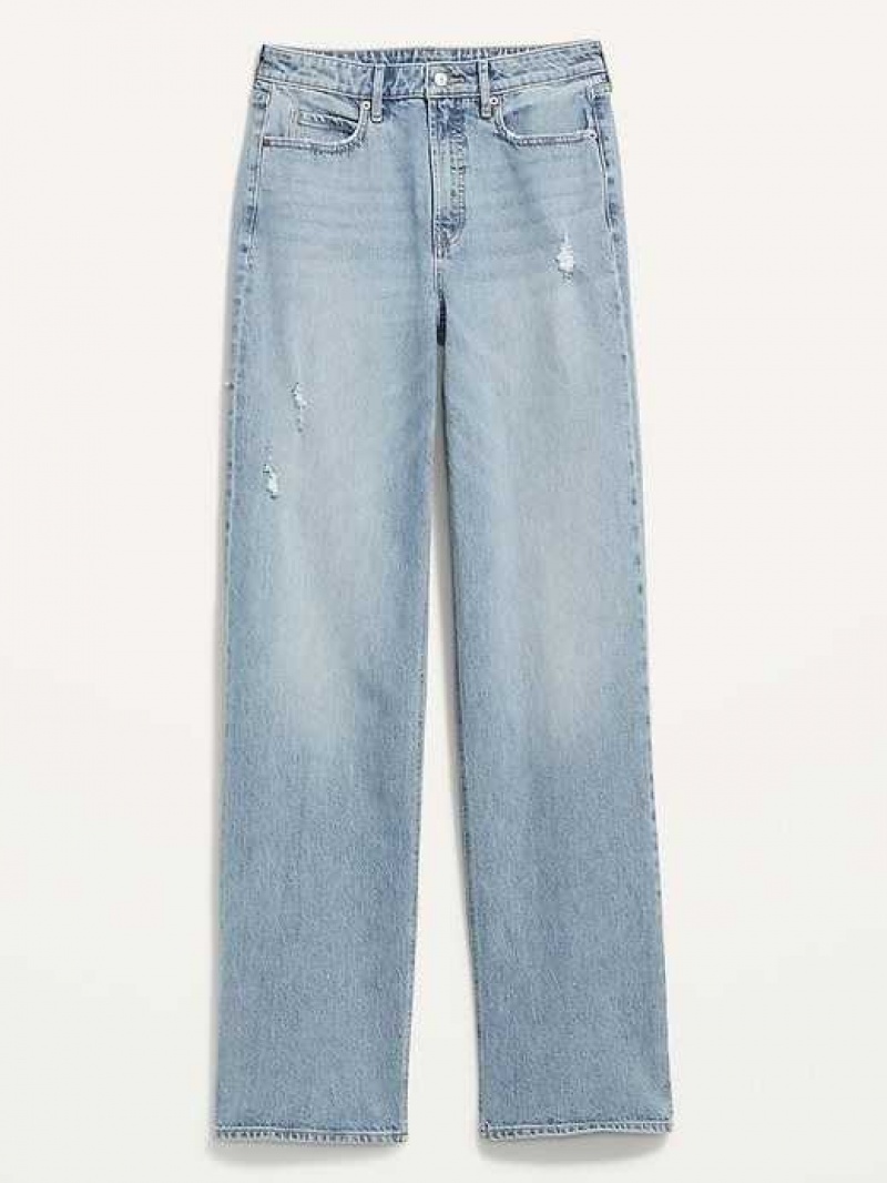 Old Navy Extra High-Waisted Ripped Wide-Leg Jeans Lois | KLI601875