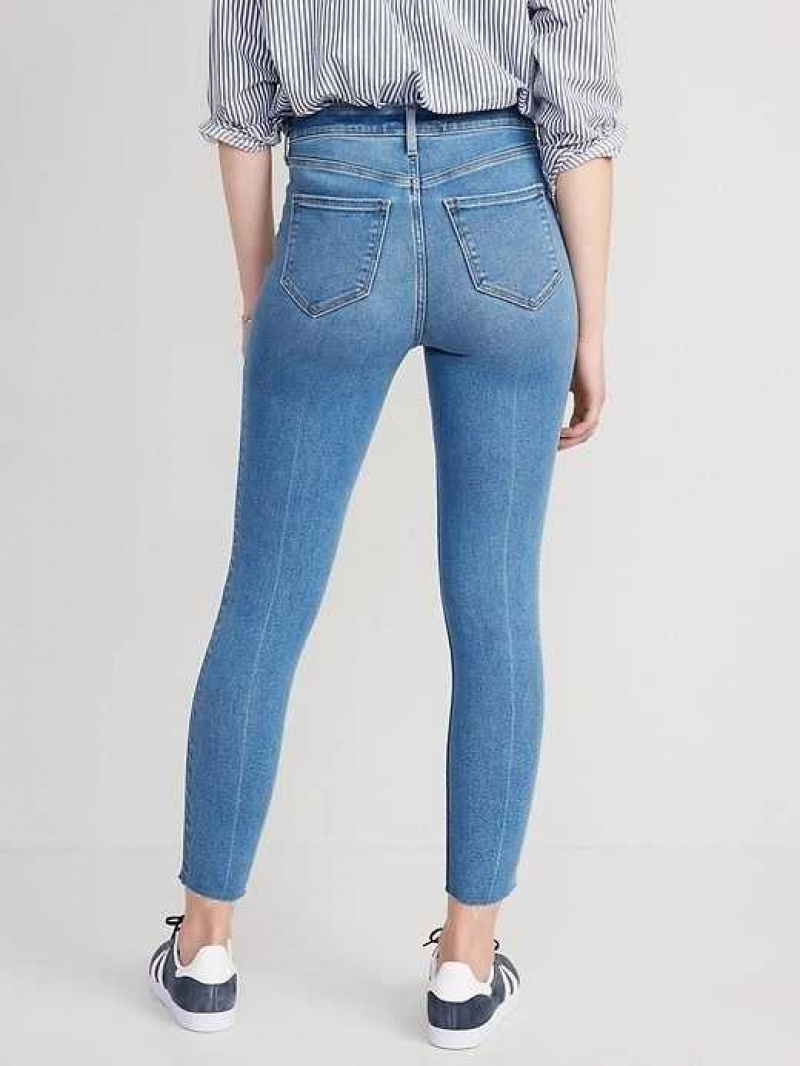 Old Navy Extra High-Waisted Rockstar 360 Stretch Super-Skinny Jeans Mary Kate | OPW274691