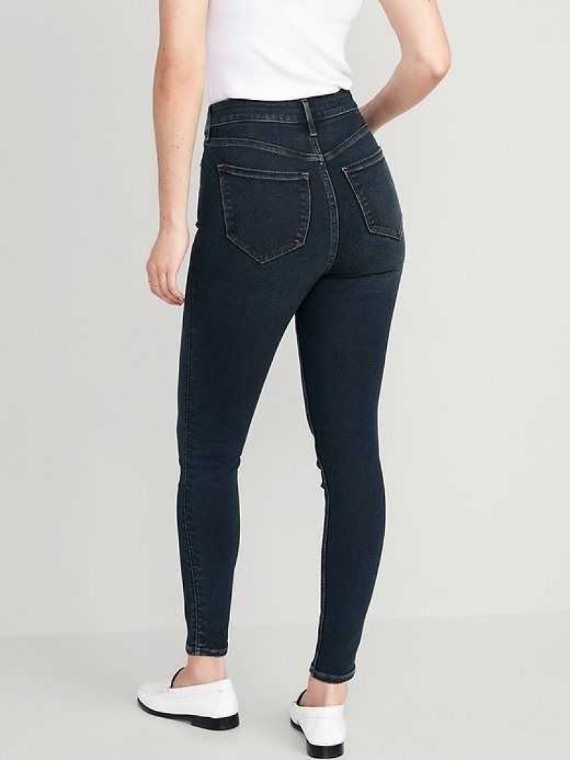 Old Navy Extra High-Waisted Rockstar 360 Stretch Super-Skinny Jeans Astrid | DKA761580