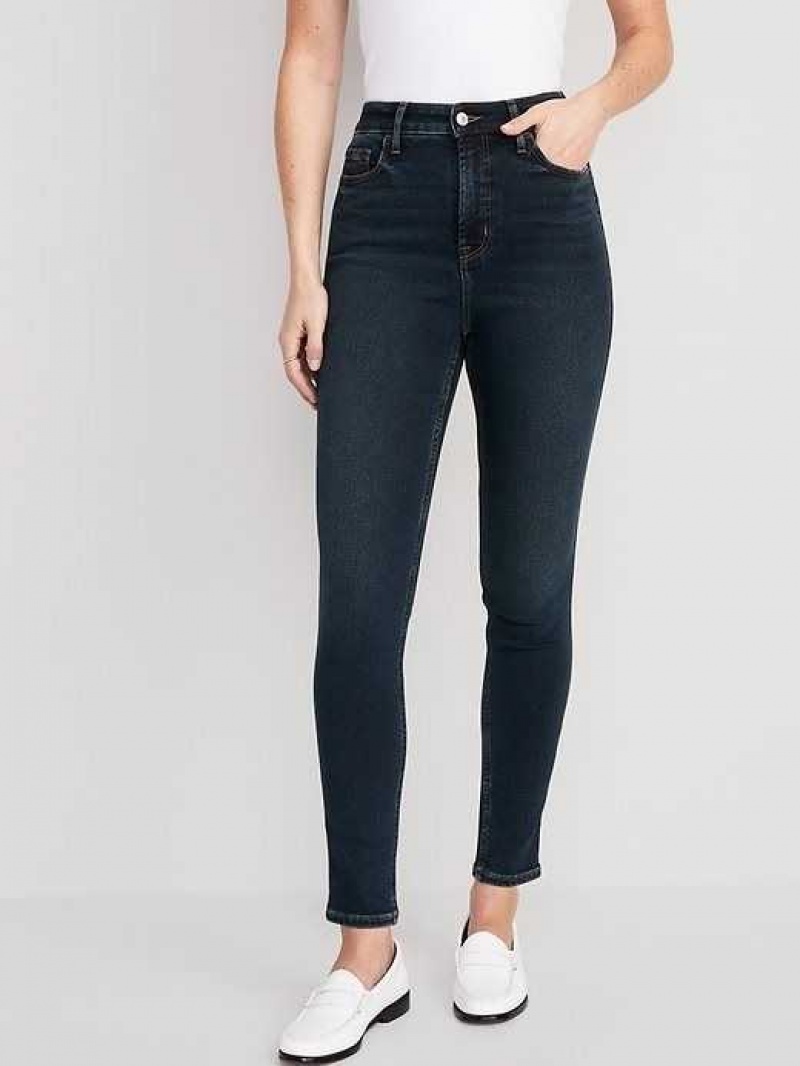 Old Navy Extra High-Waisted Rockstar 360 Stretch Super-Skinny Jeans Astrid | DKA761580