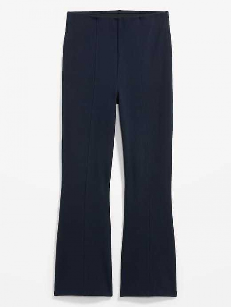 Old Navy Extra High-Waisted Stevie Crop Kick Flare Pants Navy | ZNM581027