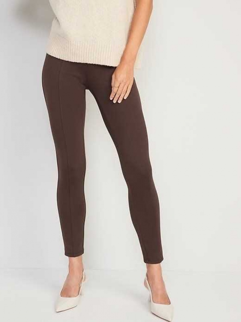 Old Navy Extra High-Waisted Stevie Skinny Ankle Pants French Roast | QXL150768