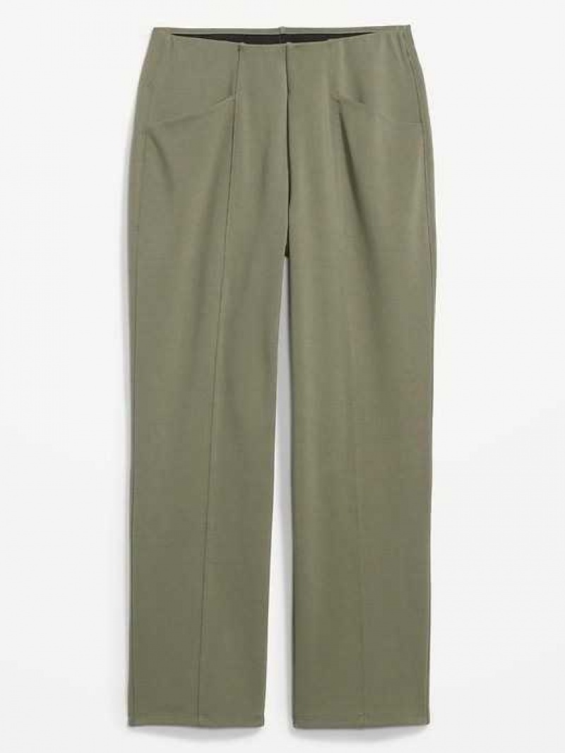 Old Navy Extra High-Waisted Stevie Straight Taper Ankle Pants Grey | ACP049385