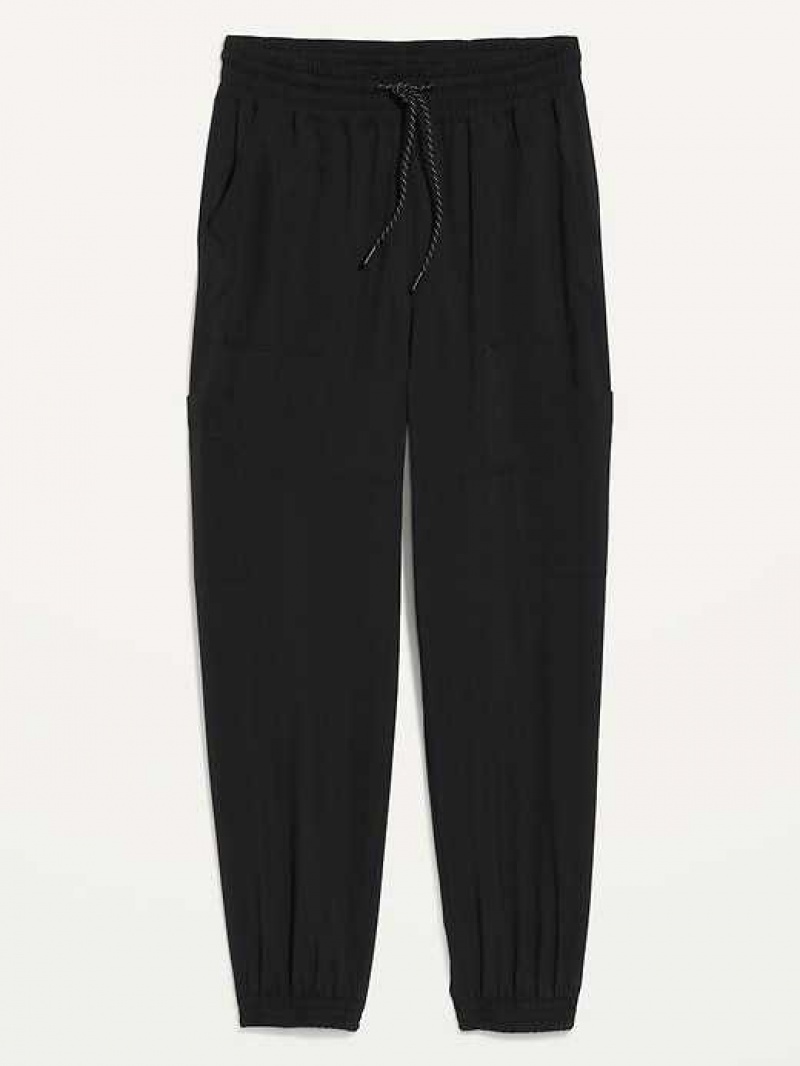 Old Navy Extra High-Waisted StretchTech Cargo Jogger Pants Black | CJF521879