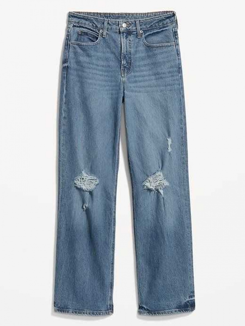 Old Navy Extra High-Waisted Wide-Leg Jeans Cher | PSC602539