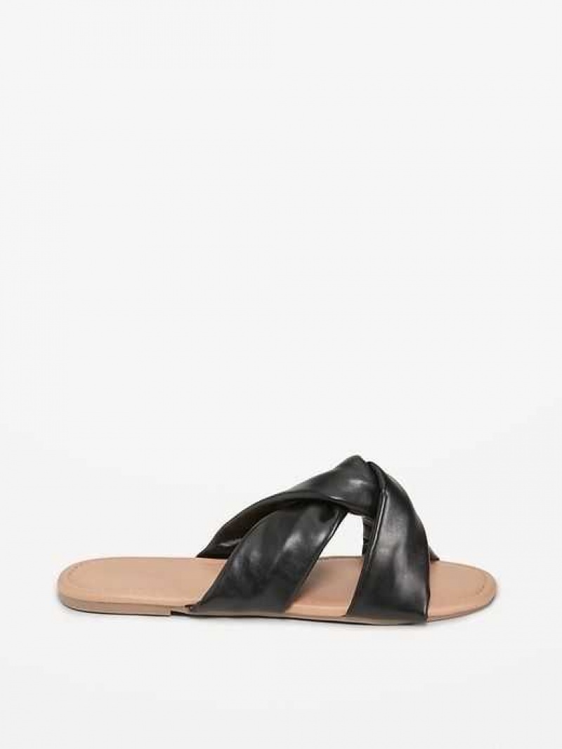 Old Navy Faux-Leather Soft Twist Sandals Cocoa Fawn | HXY516249