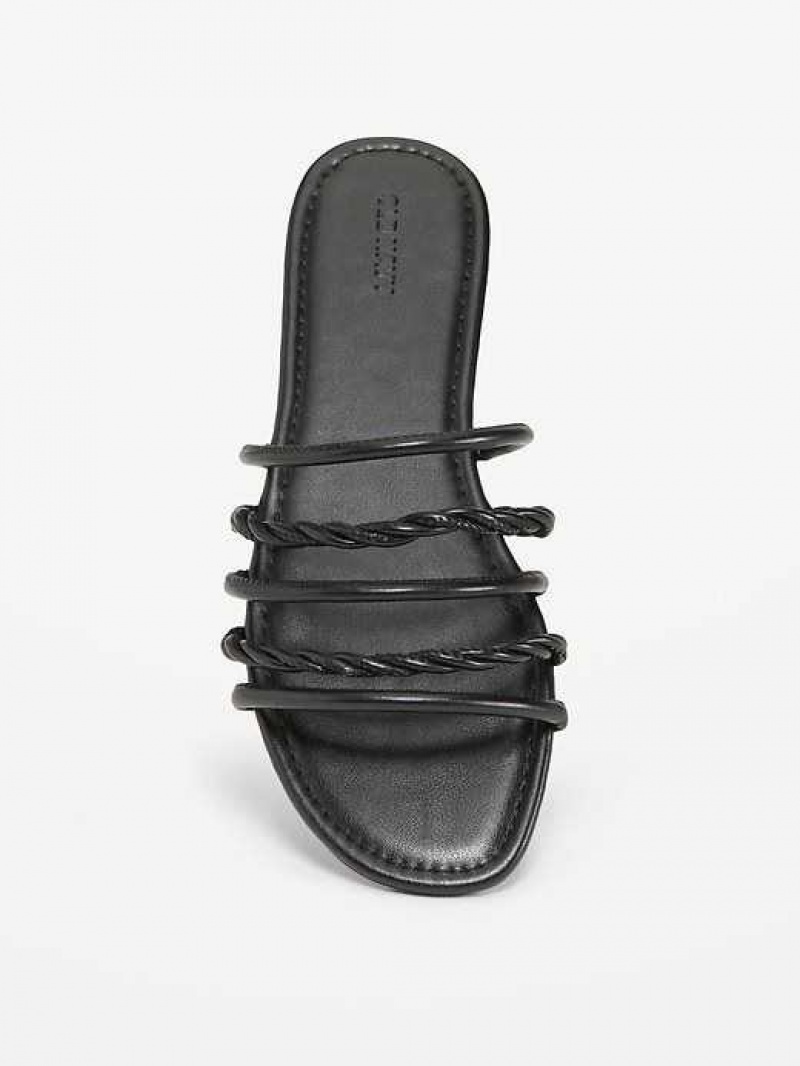 Old Navy Faux-Leather Tubular-Twist Sandals Golden Hour | TPW417835