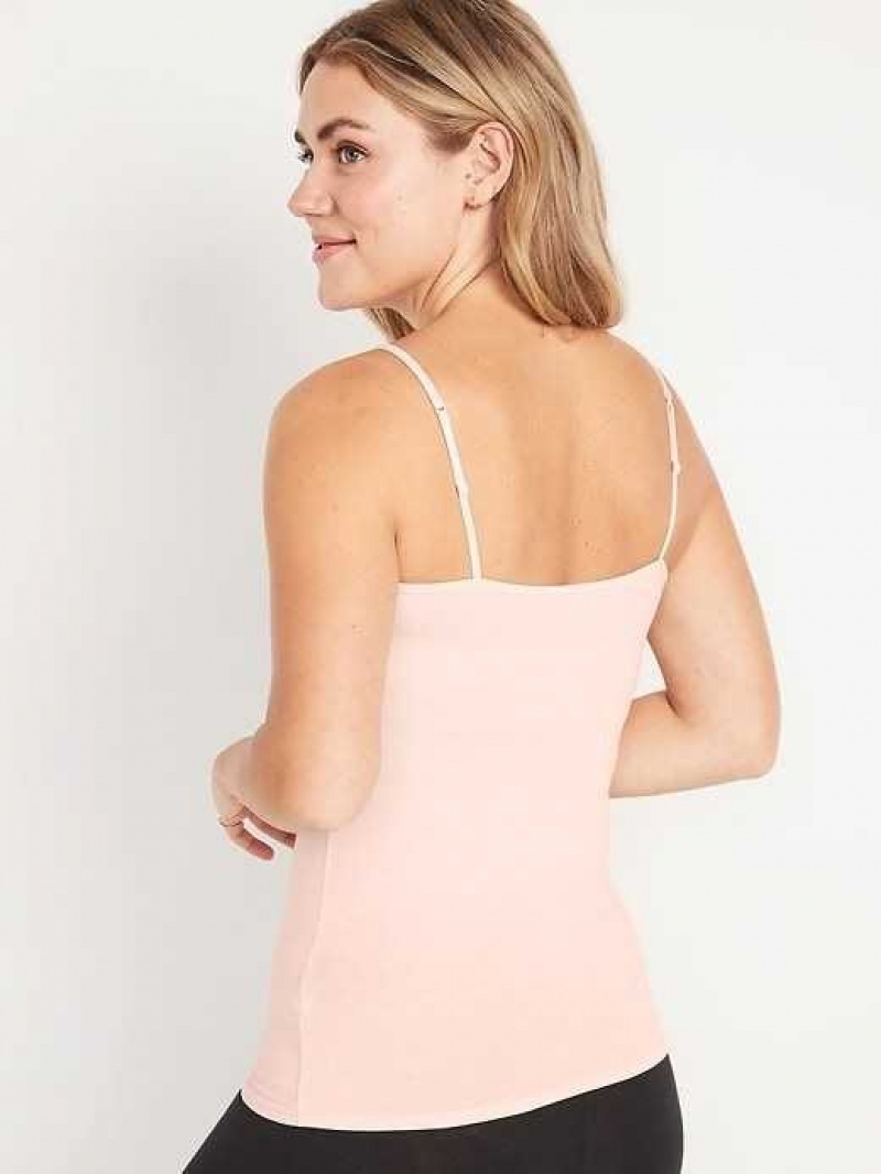 Old Navy First-Layer Fitted Cami Top Pink | NZU518697