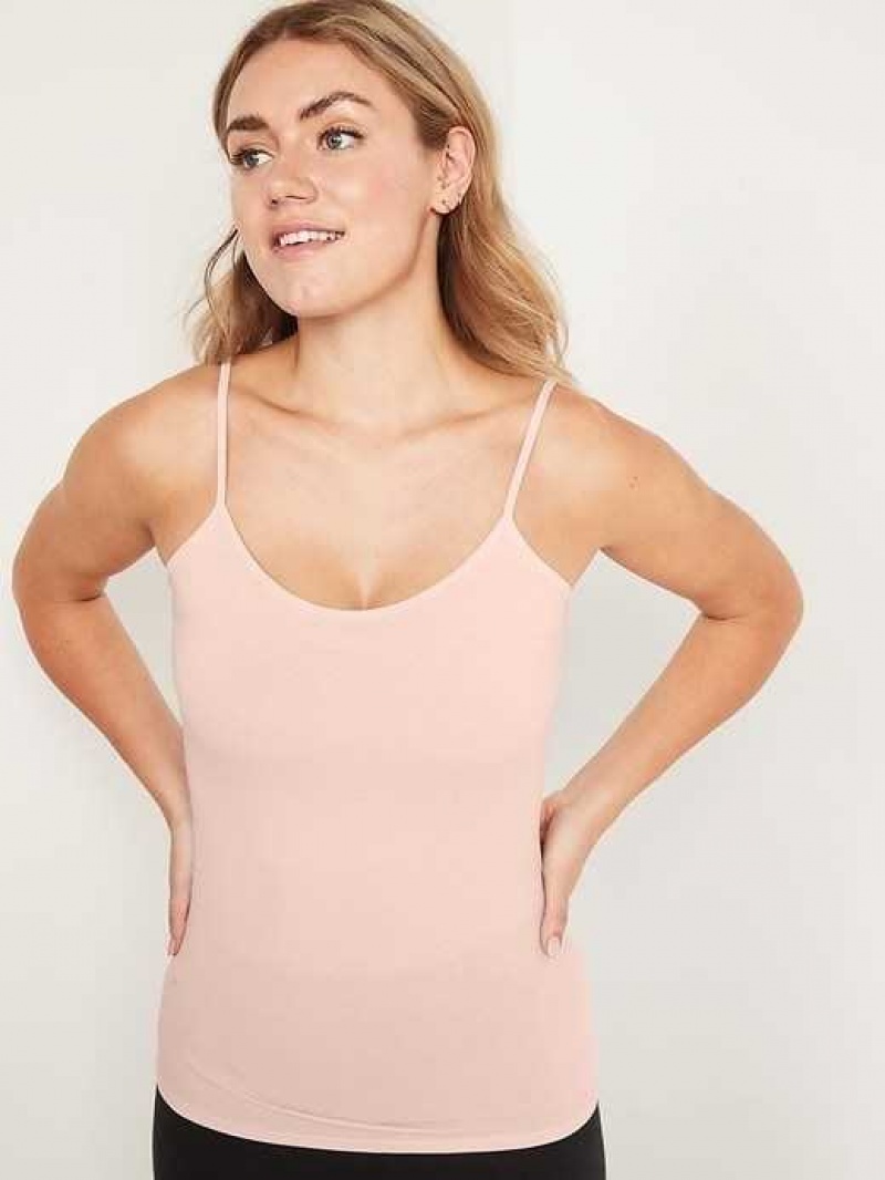 Old Navy First-Layer Fitted Cami Top Pink | NZU518697