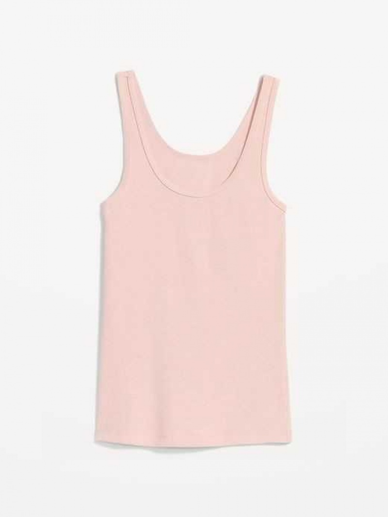 Old Navy First-Layer Rib-Knit Tank Top Pink | ZJP670283