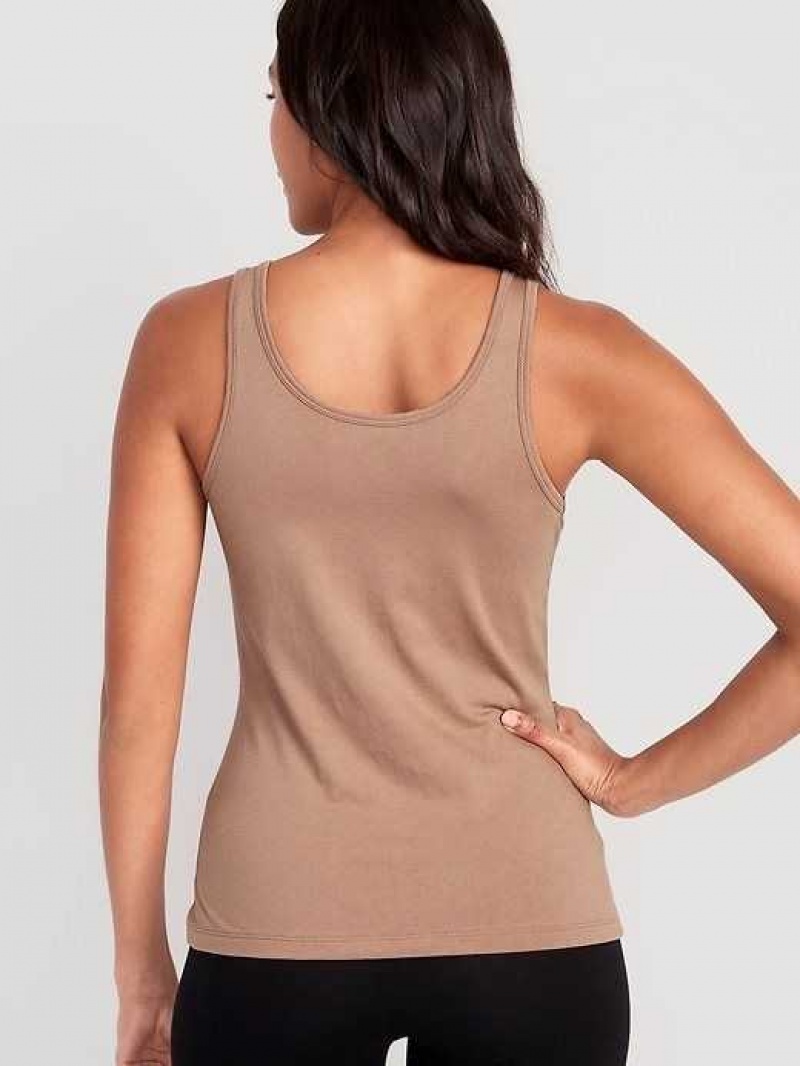 Old Navy First-Layer Tank Top Cocoa Fawn | MAB849170