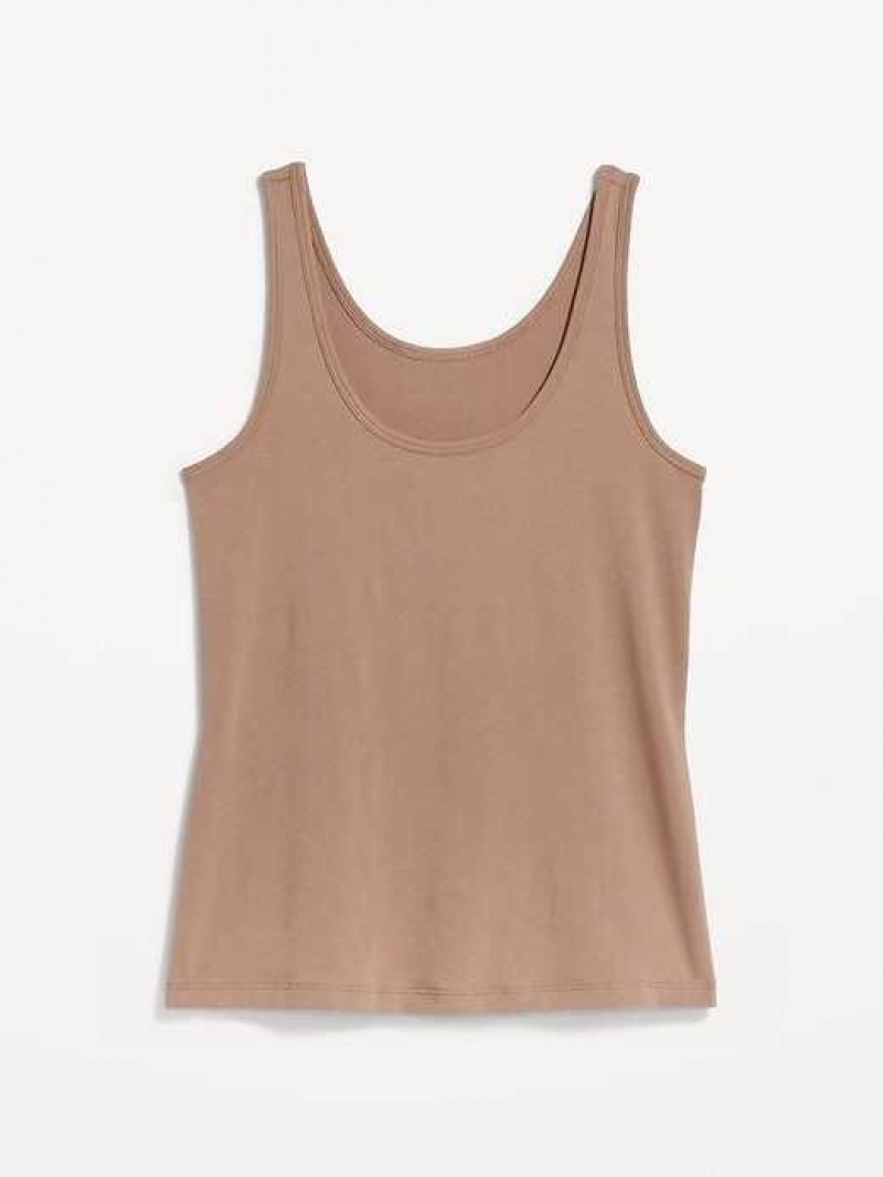 Old Navy First-Layer Tank Top Cocoa Fawn | MAB849170