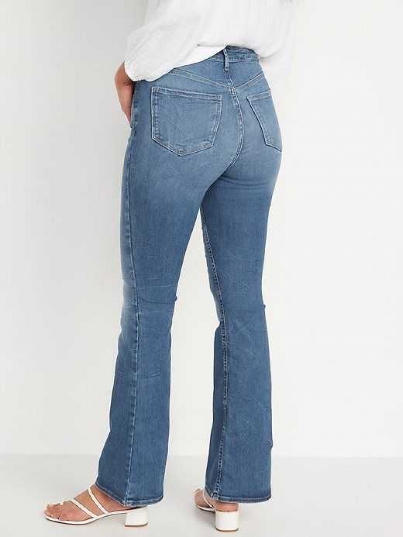 Old Navy FitsYou 3-Sizes-in-1 Extra High-Waisted Flare Jeans Chandra | VXW450396