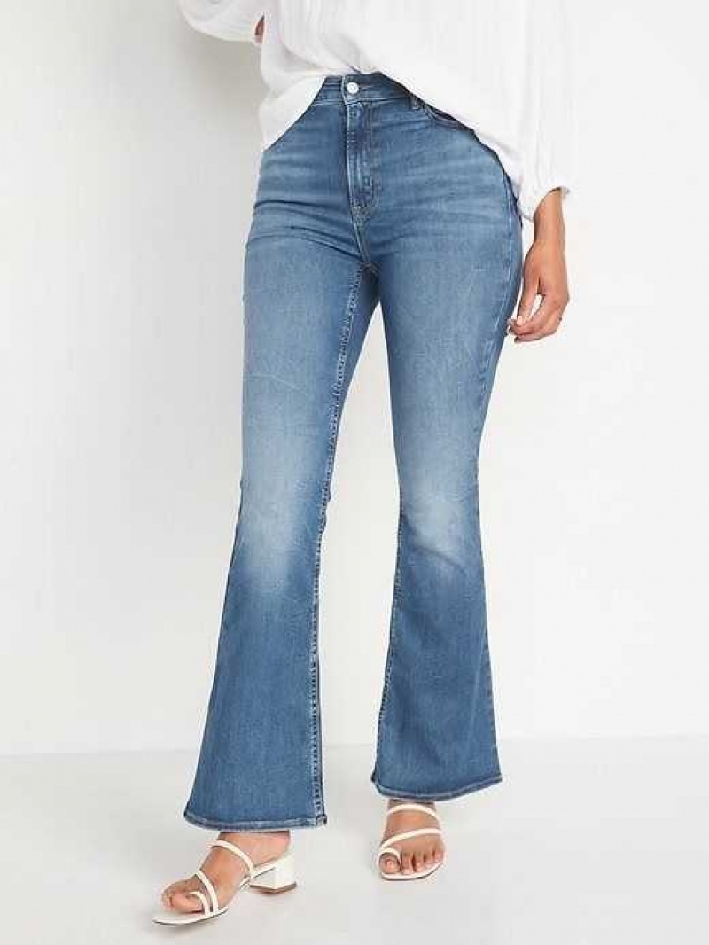 Old Navy FitsYou 3-Sizes-in-1 Extra High-Waisted Flare Jeans Chandra | VXW450396