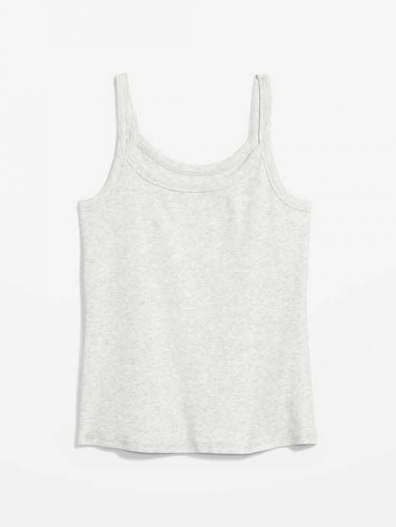 Old Navy Fitted Rib-Knit Cami Top Grayscale | IQX258304