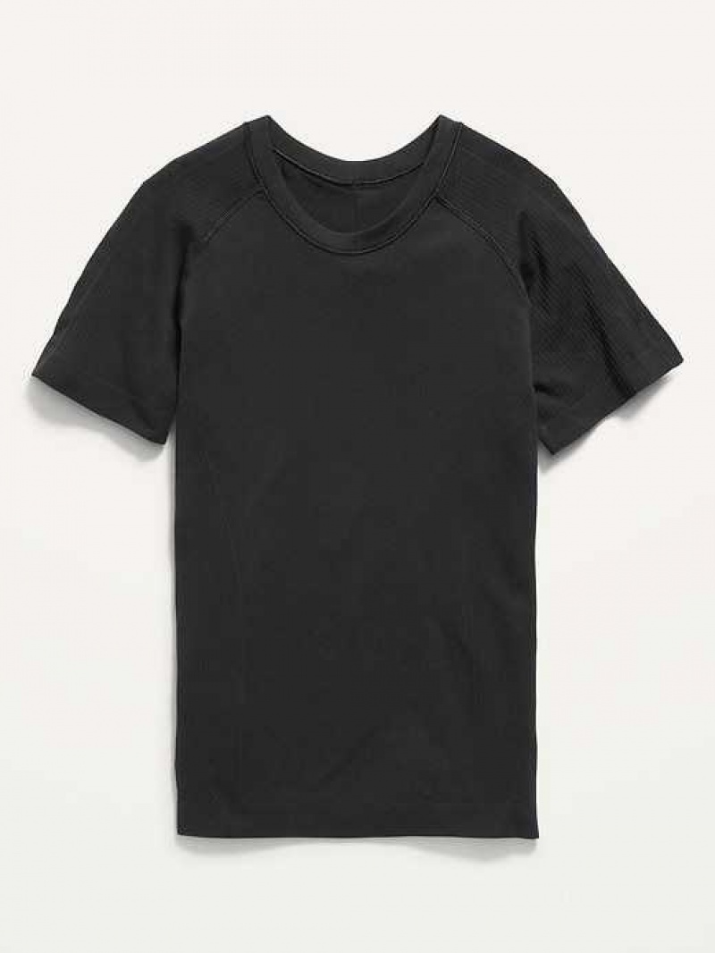 Old Navy Fitted Seamless Performance T-Shirt Blackjack | MSH704951