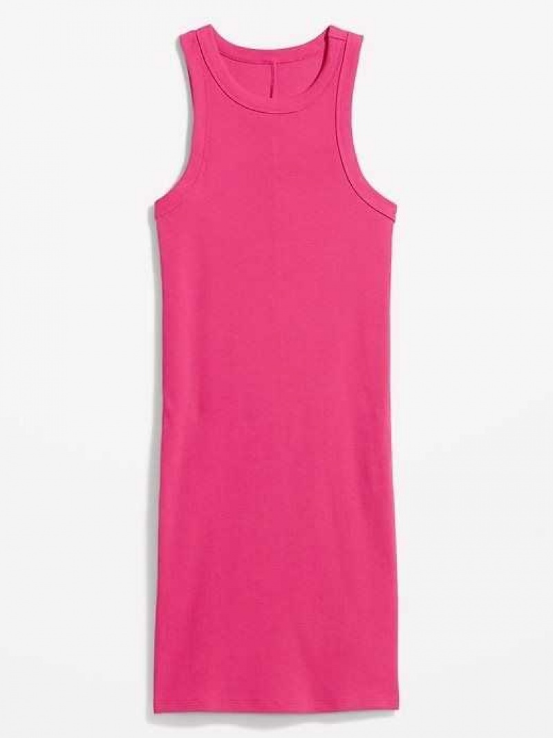 Old Navy Fitted Sleeveless Rib-Knit Mini Dress Flower | OCJ972143