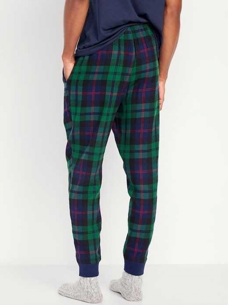 Old Navy Flannel Jogger Pajama Pants Black | PSQ678304