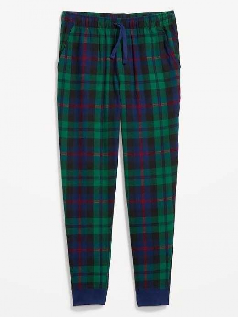 Old Navy Flannel Jogger Pajama Pants Black | PSQ678304