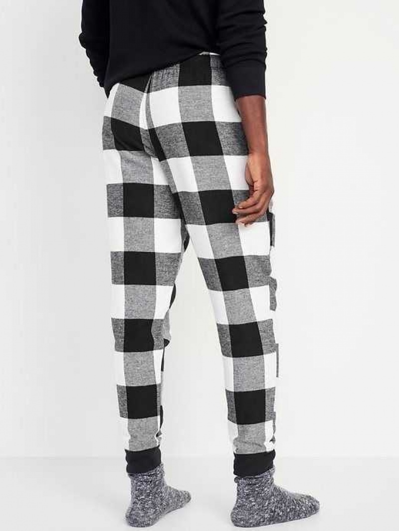 Old Navy Flannel Jogger Pajama Pants Black | AOX741326