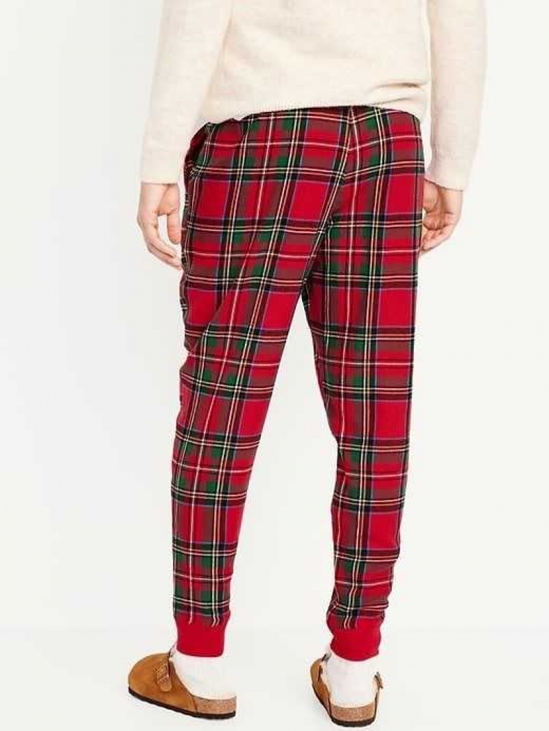 Old Navy Flannel Jogger Pajama Pants Red | QYU961738