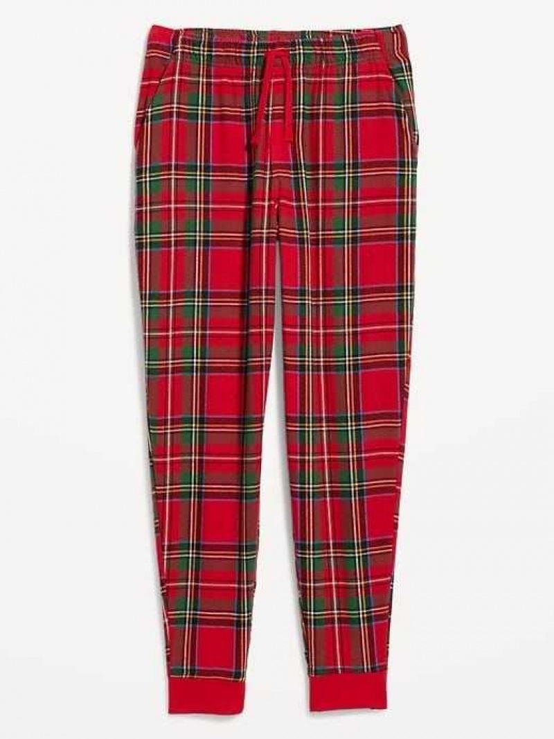 Old Navy Flannel Jogger Pajama Pants Red | QYU961738