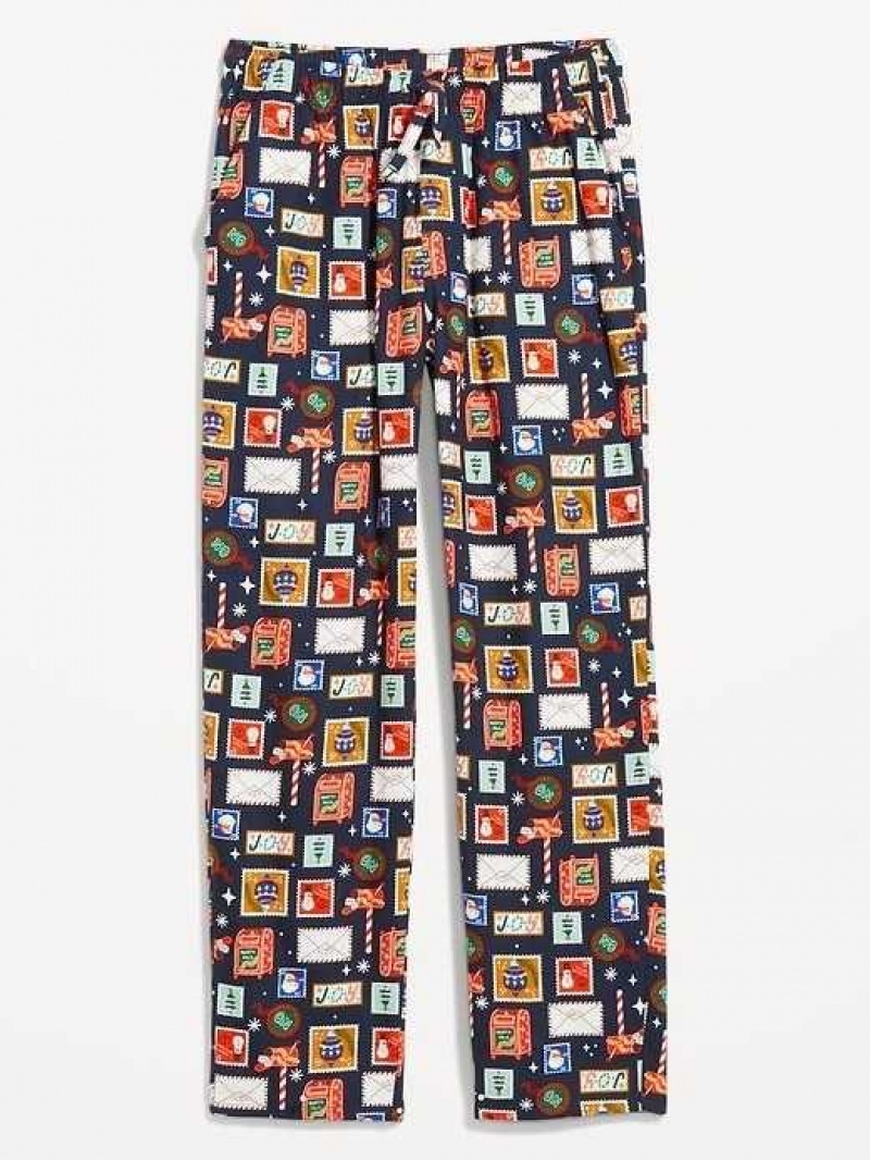 Old Navy Flannel Pajama Pants Black | ASK476952