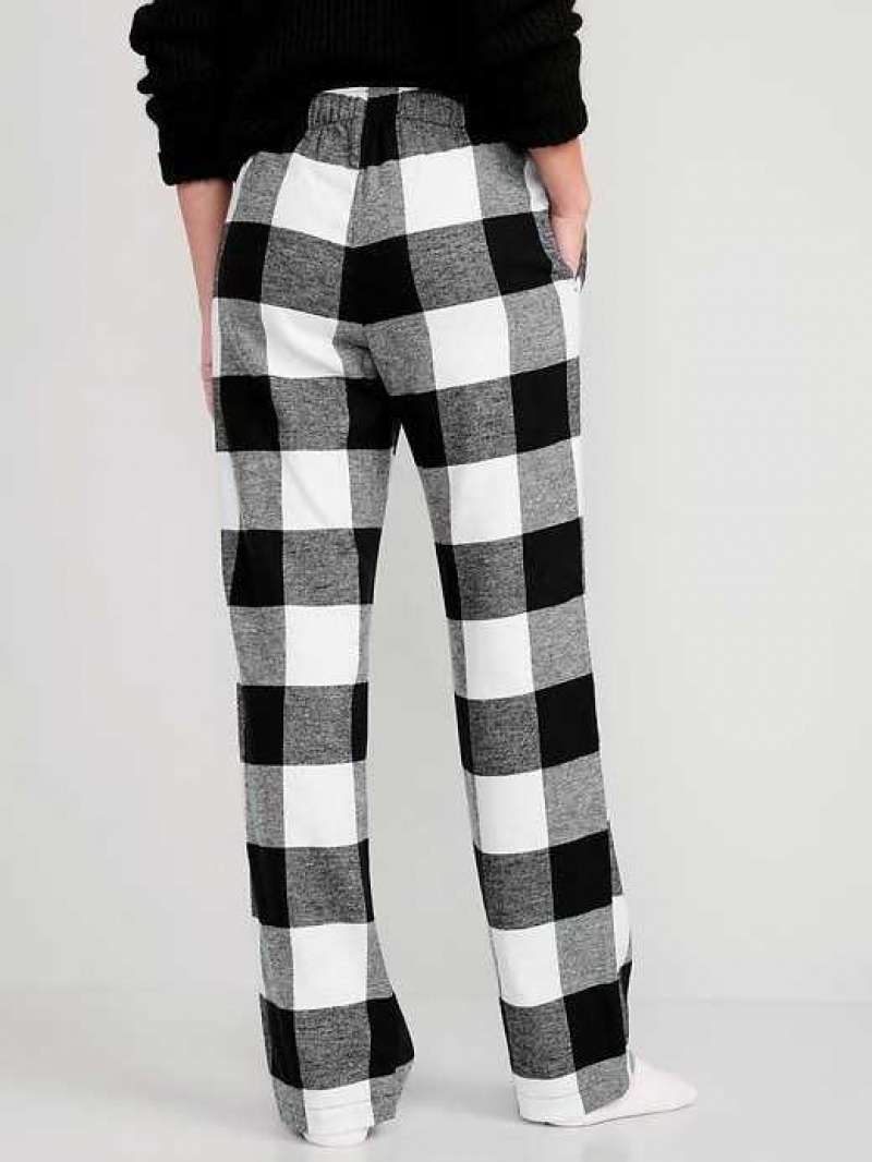 Old Navy Flannel Pajama Pants Black | QJO240358