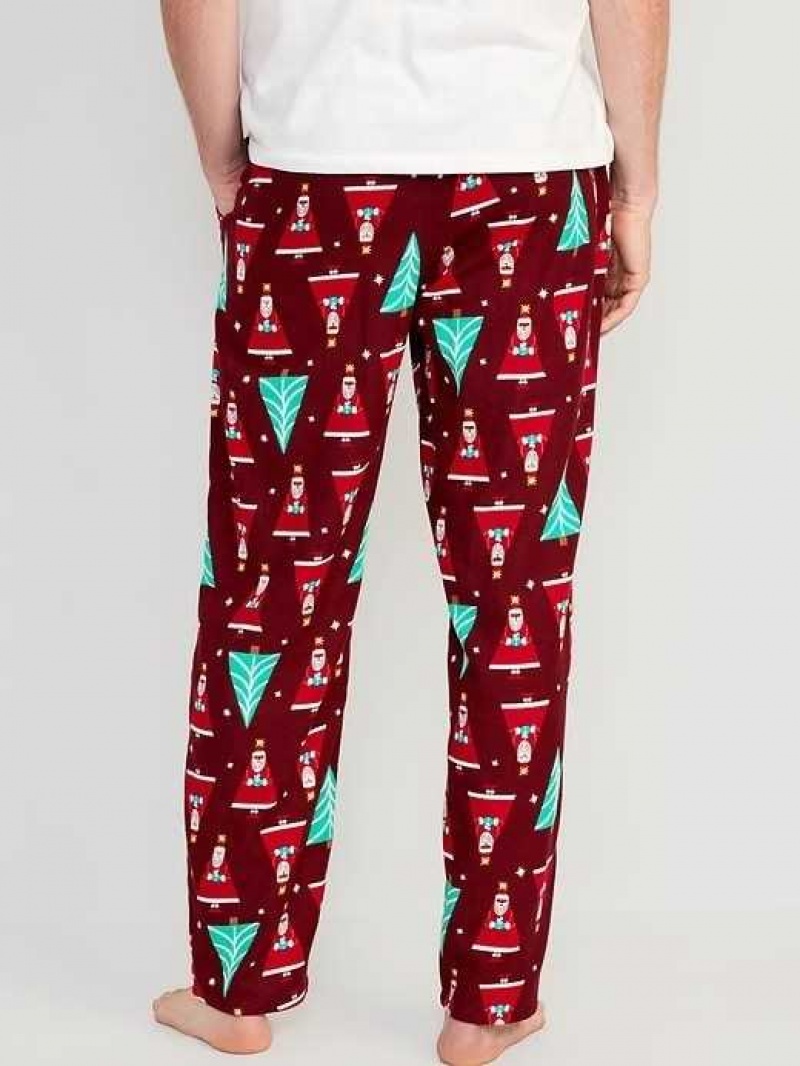 Old Navy Flannel Pajama Pants Burgundy | QLF846930