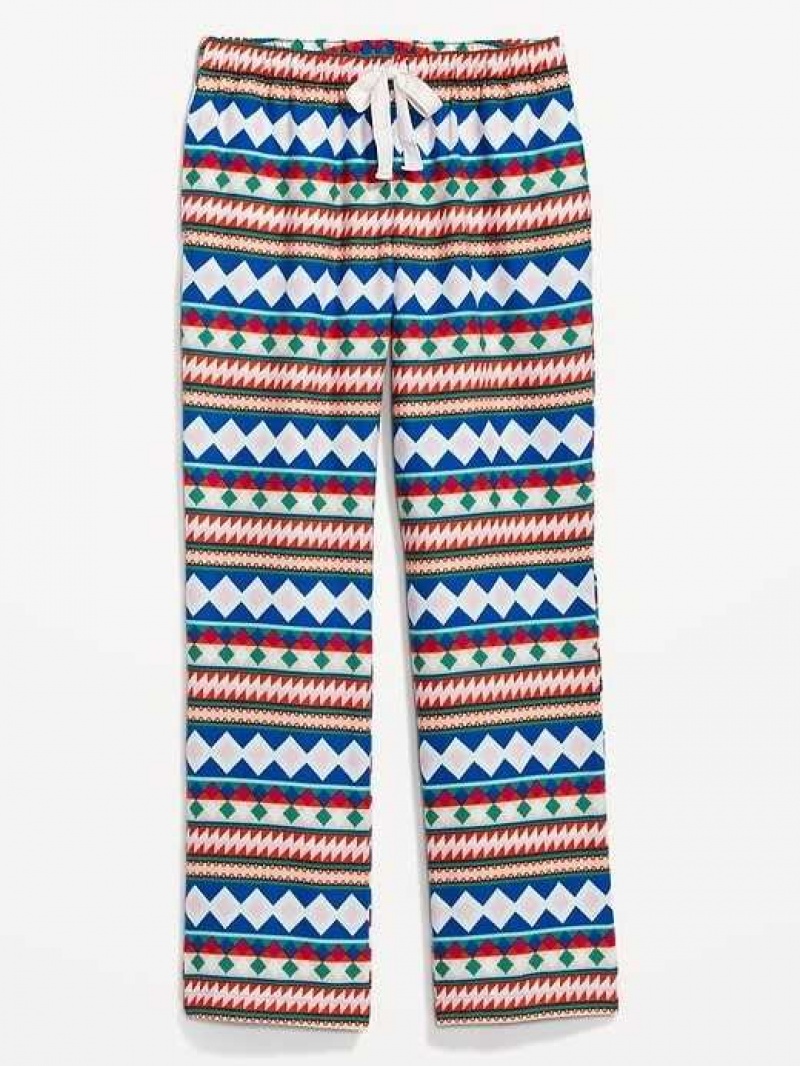 Old Navy Flannel Pajama Pants Geo Fair Isle | THQ031475