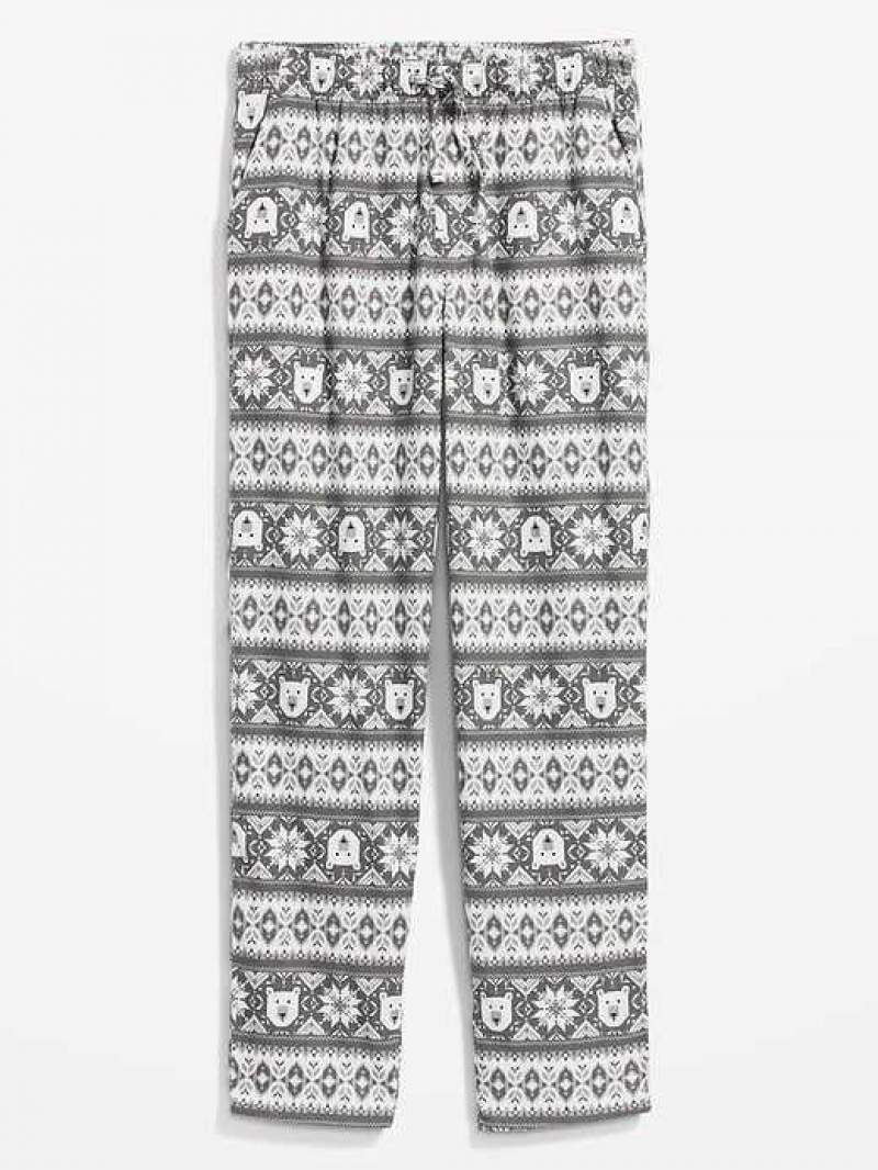 Old Navy Flannel Pajama Pants Grey | TMV794586