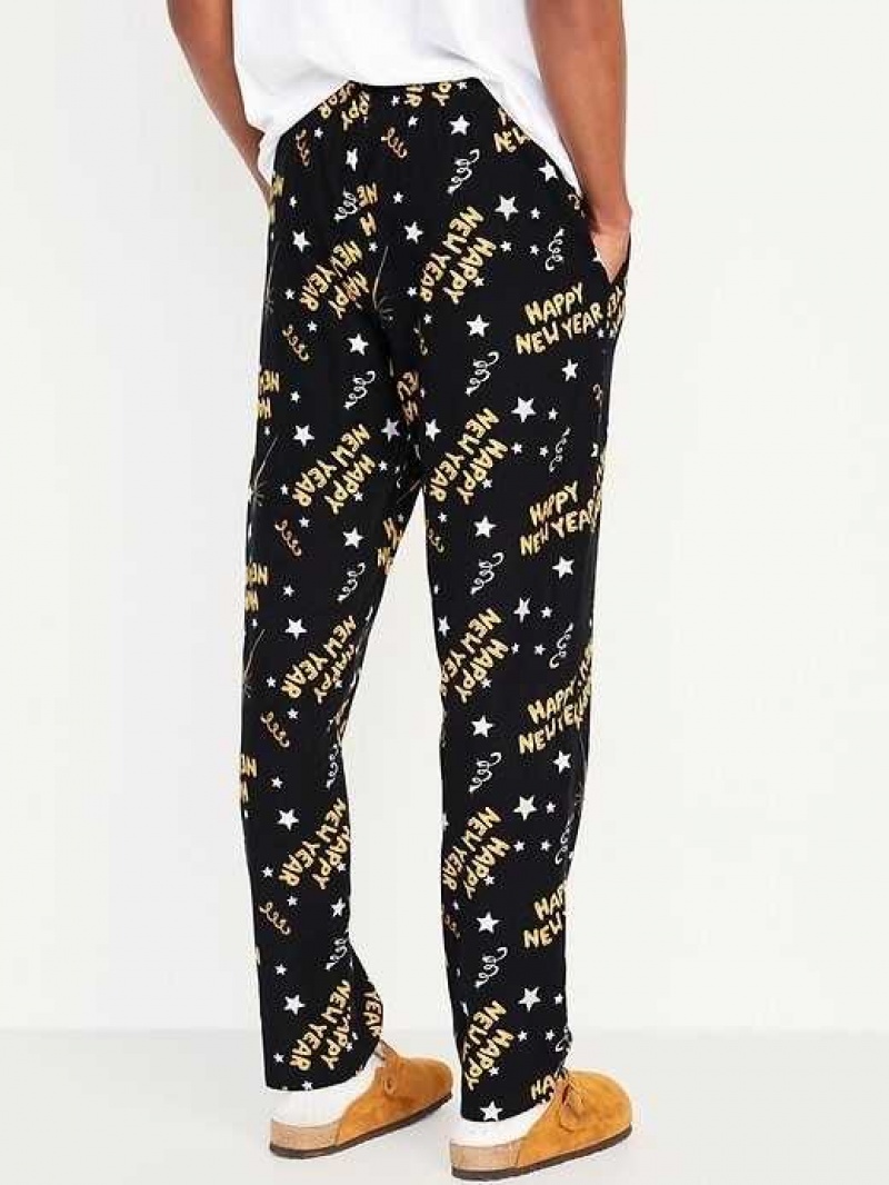 Old Navy Flannel Pajama Pants New Year Zzzs | SYN384507