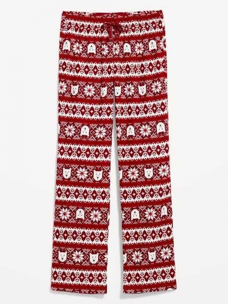 Old Navy Flannel Pajama Pants Red | BFJ436821